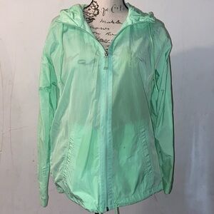 Neon Green Windbreaker Jacket